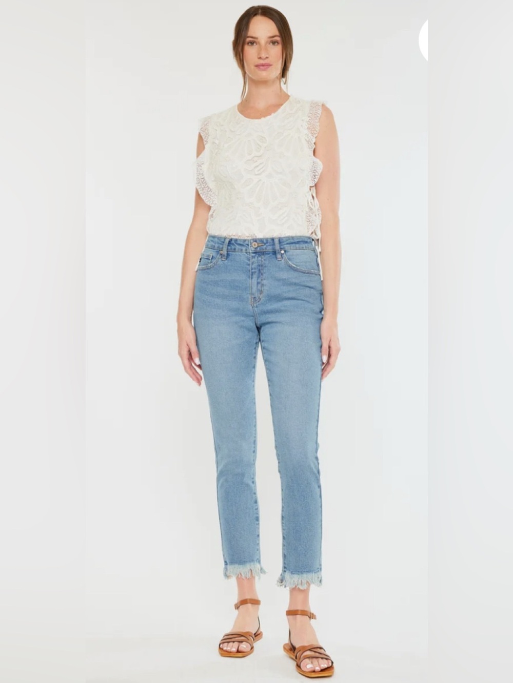 KanCan Classic High-Rise Skinny Light Blue Women's Jeans
